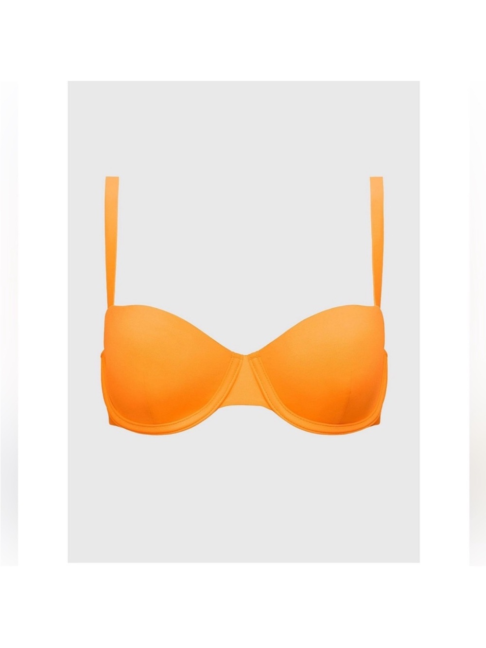 Cuup swim the balconette bra bikini top size 5 32D nectar NEW